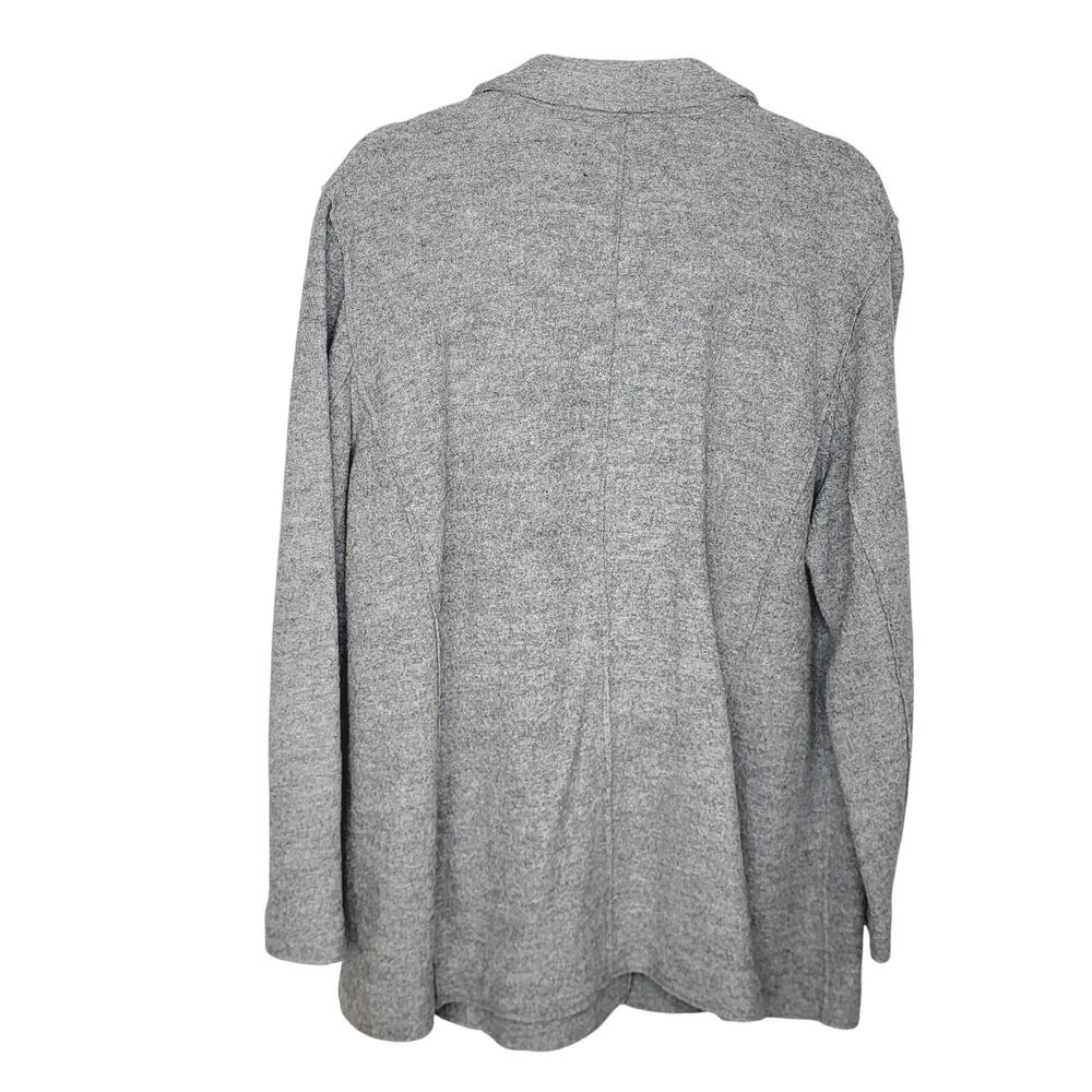 Talbots Light Gray Boiled Wool One Button Blazer … - image 6